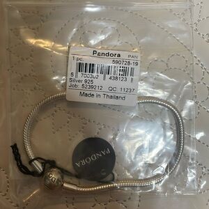 NWT Sterling silver 925 Pandora bracelet